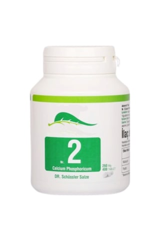 Schüssler Tuzları Nr.2 Calcium Phosphoricum 400 Tablet Schüssler Tuzları Nr.2 Calcium Phosphoricum 400 Tablet