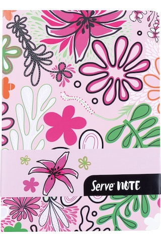 Serve Set - Defter, Serve Deep Uclu Kalem, Silgi Şeker Pembe