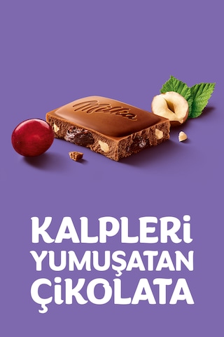 Milka Üzümlü Fındıklı Tablet Çikolata 5 x 80 G