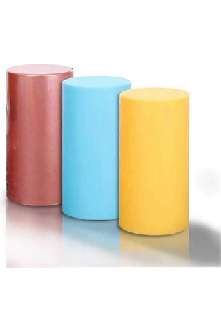 Geri Çekilebilir Allık Fırçası. Taşınabilir Makyaj Pudra Fırçası. Kozmetik Pudra Veya Allık