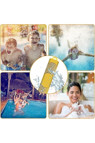 Konesam Sarı Spa Mineral Çubuğu: Jacuzzi, Havuz Ve Su Tesisleri İçin Kolay Kurulumlu Su Temizleme Filtre Parçası
