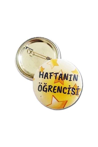 Haftanın Öğrencisi Rozeti 20 Adet Çok Renkli Haftanın Öğrencisi Rozeti 20 Adet Çok Renkli