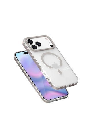 Apple Uyumlu iPhone 17 Pro Max Hbc-394 Himalayas Magsafe Kapak - Titan Gri
