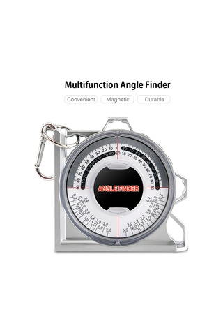 Maiyame Magnetik Açı Ölçer - Hafif Abs Malzeme, Çift Seviye Balonu Ve Geri Tarafta Karşılaştırma Tablosu, Konstrüksiyon Ve Tesisat İşleri İçin