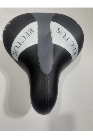 Rectus Bisiklet Sele Geniş Yaylı Gri - Siyah