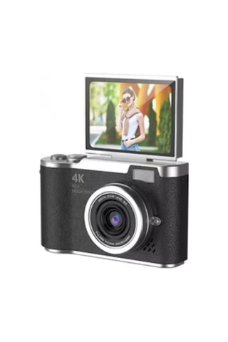 48 Mp 4k Dijital Kamera 8x Zoom Ve 180 Derece Ekran Yeni Başlayanlar İçin Uygun