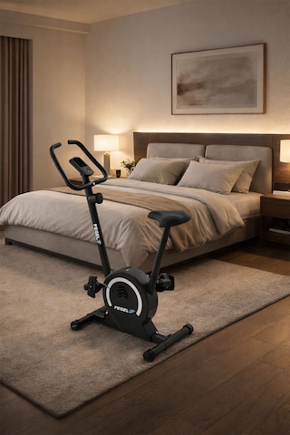Fegel FG-100 Kondisyon Bisikleti Ev Tipi Spor Bisikleti, Lcd Ekran, Nabız Ölçer, Direnç Ayarlı