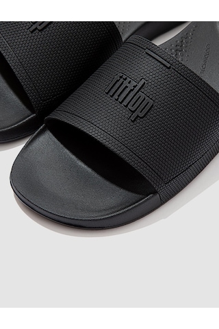 Fitflop İqushıon Slıdes Eq4 Siyah Erkek Terlik Siyah