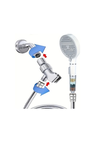 Fastbuy Challenger Negatif İyon Su Şelalesi 3 Parça Set Yüksek Basınçlı Ev Banyo Püskürtme Başlığı