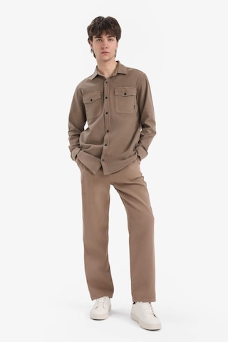 DeFacto %100 Pamuk Bol Rahat Kesim Wide Leg Geniş Paça Yazlık Keten Görünümlü Pantolon D7285AX25SPBN229
