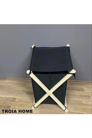 meditroia Yedek Çamaşır Torbası Ahşap Kısmı Gönderilmez TYC006758 Siyah
