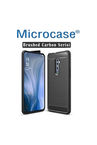 Microcase Oppo Reno 10X Zoom Brushed Carbon Kilif + Cam (Seç) 364769528