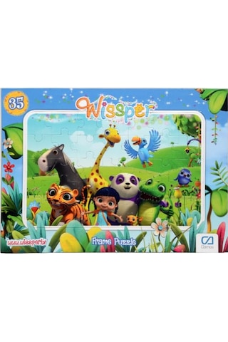 Wissper 35 Parça Frame Çocuk Yapboz 5063 (Ca Games)