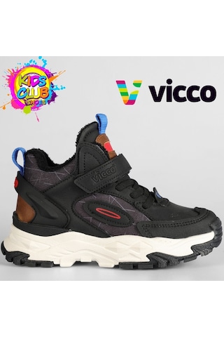 Vicco Tura Ortopedik Taban Çocuk Bot Siyah