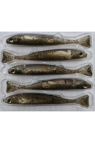 Tokyotackle Wiggle Real Fish Silikon Balık Yem 7.5cm 5'li Paket P12s5706