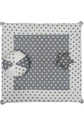 Meloon Kızıldereli Çocuk Oyun Çadırı Devrilmeyen Sabitleme Mekanizmalı Gri - Beyaz