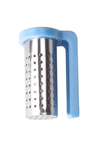 Sones Ev Paslanmaz Çelik Çay Süzgeci Basit Ve Taşınabilir Çay Filtresi Mavi