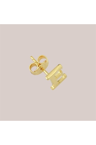 Goldkupe 14 Ayar Altın E Harf Küpe 0,45 Gr-1358
