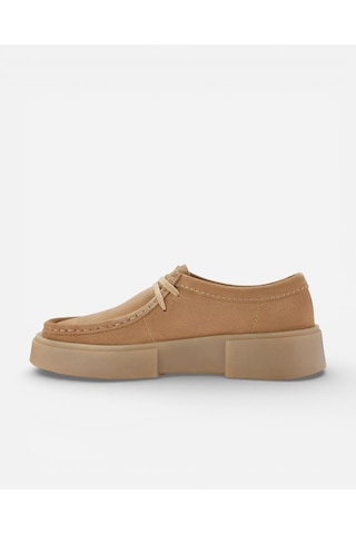 Clarks Torview Dark Sand Suede Erkek Bej Günlük Ayakkabı 26183437 Bej