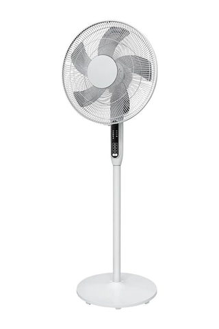 Goodhome 40 Cm Ayaklı Vantilatör, 3 Hız Kademeli, 7 Saat Zamanlayıcılı, Uzaktan Kumandalı, Beyaz