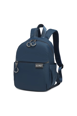 Smart Bags Lacivert Günlük Mini Boy Hafif Kadın Sırt Çantası