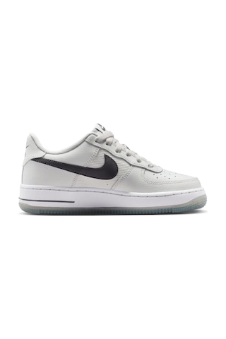 Nike Air Force 1 Af1 Gs Leather Unisex Sneaker Hakiki Deri Reflektörlü Günlük Spor Ayakkabı Gri
