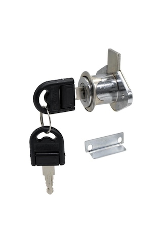 Fivestar Fck004 Katlanır Anahtarlı Oval Çekmece Kilidi 22 Mm