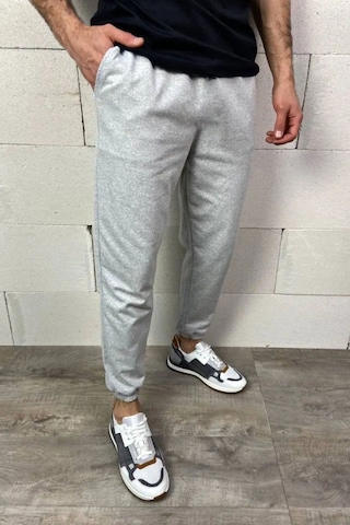 BsbSpor Erkek Bol Eşofman Altı Oversize Jogger Gri