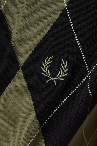 Fred Perry Argyle Örgü Polo Triko, Pamuklu, Nefes Alabilir Ve Vintage Şıklık Yeşil