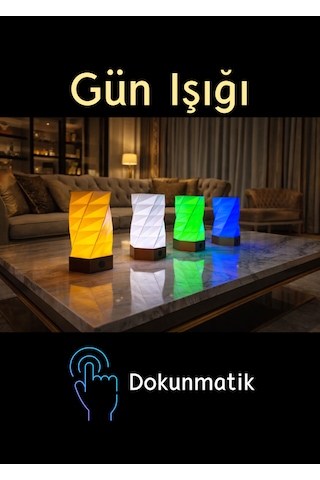 Dekoratif Masa Lambası Dokunmatik Gece Lambası Gün Işığı