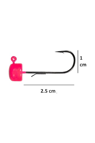Ryuji Drop Jig Head Zoka 2gr No:1 3 Adet Pink