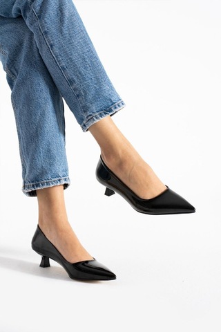 Lady Rugan Kadın Stiletto Topuklu Ayakkabı Siyah