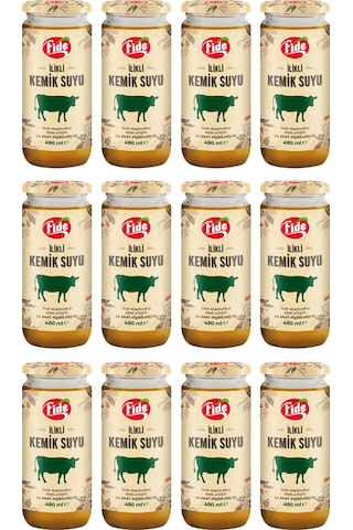 Fide İlikli Kemik Suyu 12 x 480 ML Fide İlikli Kemik Suyu 12 x 480 ML