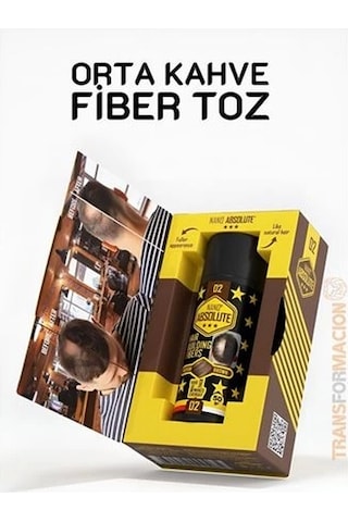 Mey İthalat Saç Dolgunlaştırıcı Fiber Topik Toz Orta Ton Kahverengi 721497