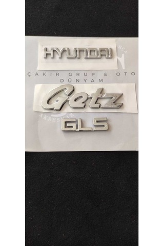 Hyundai Getz Gls Bagaj Yazısı 3'lü Takım Hyundai Getz Gls