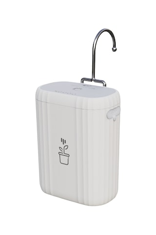 Mufunye Akıllı Sulama Cihazı, Wifi Uzak Kontrol, Zamanlı Otomatik Damla Sulama, Ev Bahçe Balkon Bitkileri İçin, Beyaz