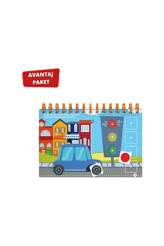 12-24 Ay Cırt Cırtlı Etkinlik Kitabı Ve Ilk Adım Zeka Kartı Hayvanlar