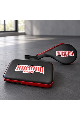 Taekwondo Darbe Yastığı &taekwondo Çiftli Raket Ellik Set Siyah