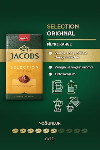 Jacobs Selection Filtre Kahve 12 X 250 G 75042822