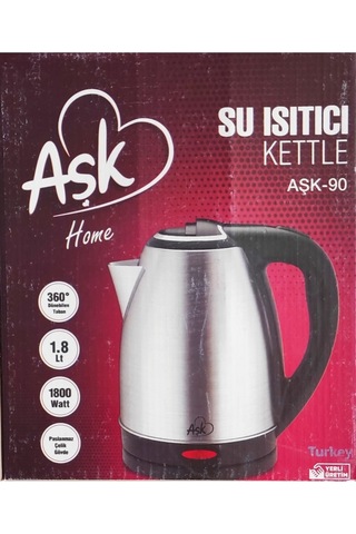 Aşk Home AŞK-90 1.8 L Su Isıtıcı Kettle