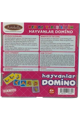 Artebella Hayvanlar Domino