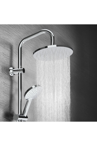Creavit Sh640 Tepe Duş Sistemi Ve Liva Banyo Bataryası Lv2500 Krom