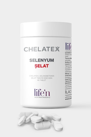 Chelatex Selenyum İçeren Şelat 60 Bitkisel Tablet