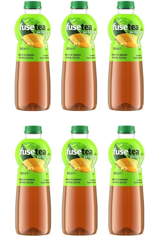 Fuse Tea Mango Ve Ananas Aromalı Soğuk Çay 1 Lt X 6 Adet