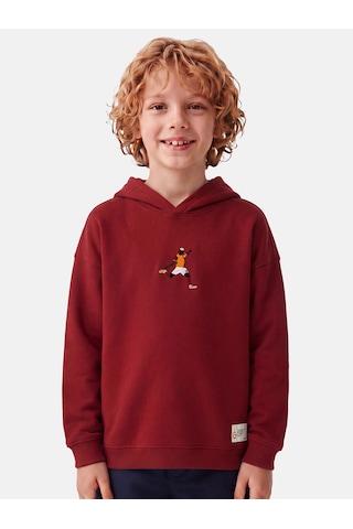 Gsstore Galatasaray & Reflect Studio Çocuk Osimhen Hoodie Rsc2640 Kırmızı