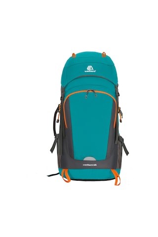 Ranyeek Yeni 60l Açık Mavi Dayanıklı Nylon Sırt Çantası, Hiking Ve Kamp İçin Hafif Outdoor Çanta, Yağmurluk Hediye Mavi