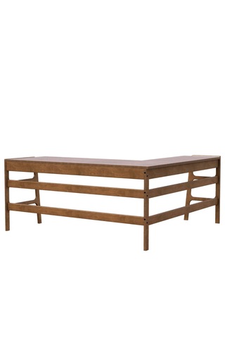 Woodesk Luz Ahşap Çalışma Masası 160x65 Ceviz Renk Cpt4644-160