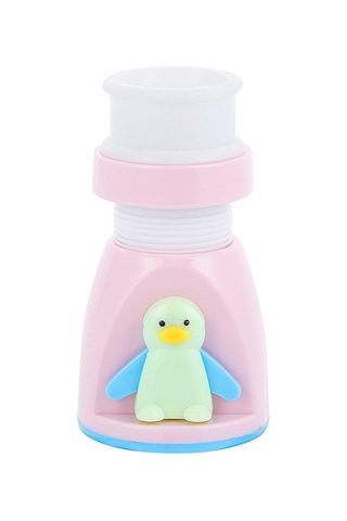 Cbtx 3 Pcs Mutfak Penguen Karikatür Musluk Sıçramaya Dayanıklı Duş Yağmurlama Ev Musluk Suyu Genişletici Evrensel Su Tasarrufu Filtresi Pembe