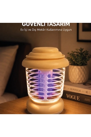 360 Koruma Izgaralı Led Sinek Kovucu Aydınlatma Lambası