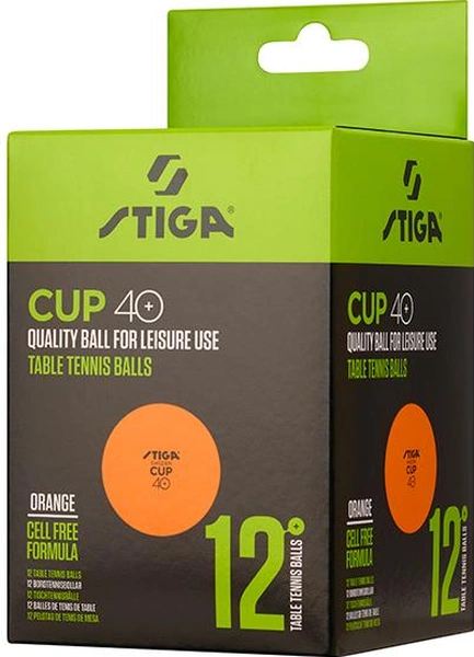 Stiga Table Tennis Ball Cup Pinpon Topu Turuncu 12li 1110-2503-12
